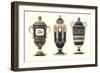 Three Sevres Urns-null-Framed Art Print