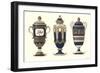 Three Sevres Urns-null-Framed Art Print