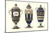 Three Sevres Urns-null-Mounted Art Print