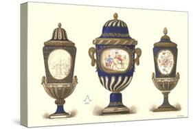 Three Sevres Urns-null-Stretched Canvas