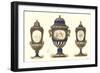 Three Sevres Urns-null-Framed Art Print