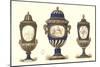 Three Sevres Urns-null-Mounted Art Print