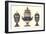 Three Sevres Urns-null-Framed Art Print