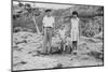 Three Siblings Pose at Donner Pass on Vacation, Ca. 1938-null-Mounted Photographic Print