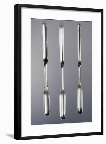 Three Silver Scoops for Pitching, Italy-null-Framed Giclee Print