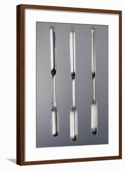 Three Silver Scoops for Pitching, Italy-null-Framed Giclee Print