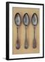 Three Silver Teaspoons-Den Reader-Framed Photographic Print