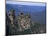 Three Sisters, Blue Mountains, Unesco World Heritage Site, New South Wales, Australia-Ken Wilson-Mounted Photographic Print