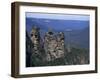 Three Sisters, Blue Mountains, Unesco World Heritage Site, New South Wales, Australia-Ken Wilson-Framed Photographic Print