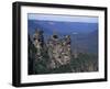 Three Sisters, Blue Mountains, Unesco World Heritage Site, New South Wales, Australia-Ken Wilson-Framed Photographic Print