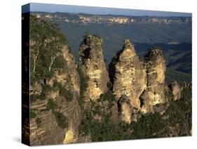 Three Sisters from Echo Point at Katoomba in the Blue Mountains of New South Wales, Australia-Gavin Hellier-Stretched Canvas