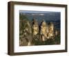 Three Sisters from Echo Point at Katoomba in the Blue Mountains of New South Wales, Australia-Gavin Hellier-Framed Photographic Print