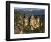 Three Sisters from Echo Point at Katoomba in the Blue Mountains of New South Wales, Australia-Gavin Hellier-Framed Photographic Print