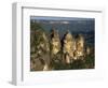 Three Sisters from Echo Point at Katoomba in the Blue Mountains of New South Wales, Australia-Gavin Hellier-Framed Photographic Print