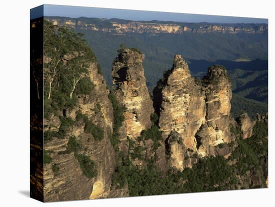 Three Sisters from Echo Point at Katoomba in the Blue Mountains of New South Wales, Australia-Gavin Hellier-Stretched Canvas