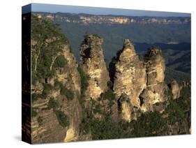 Three Sisters from Echo Point at Katoomba in the Blue Mountains of New South Wales, Australia-Gavin Hellier-Stretched Canvas