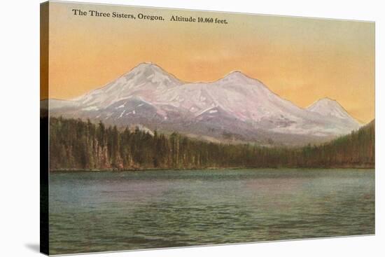 Three Sisters Mountains, Oregon-null-Stretched Canvas