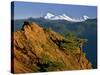 Three Sisters Mountains-Steve Terrill-Stretched Canvas