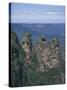Three Sisters Rock Formations in the Blue Mountains at Katoomba, New South Wales, Australia-Wilson Ken-Stretched Canvas