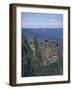 Three Sisters Rock Formations in the Blue Mountains at Katoomba, New South Wales, Australia-Wilson Ken-Framed Photographic Print