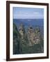 Three Sisters Rock Formations in the Blue Mountains at Katoomba, New South Wales, Australia-Wilson Ken-Framed Photographic Print