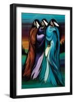 Three Sisters-Betty Albert-Framed Art Print