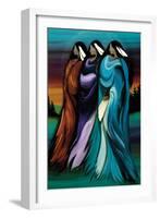 Three Sisters-Betty Albert-Framed Art Print