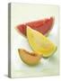 Three Slices of Melon-Oliver Brachat-Stretched Canvas