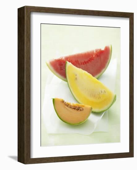 Three Slices of Melon-Oliver Brachat-Framed Photographic Print