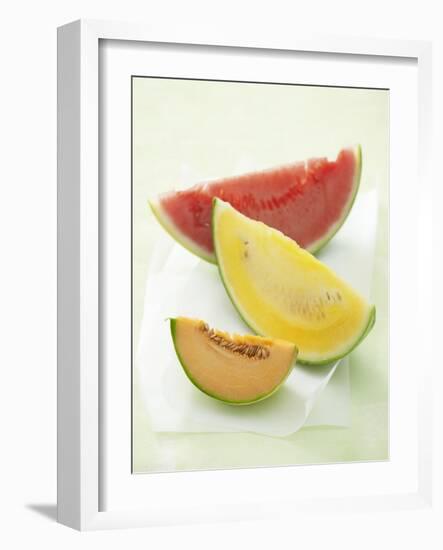 Three Slices of Melon-Oliver Brachat-Framed Photographic Print