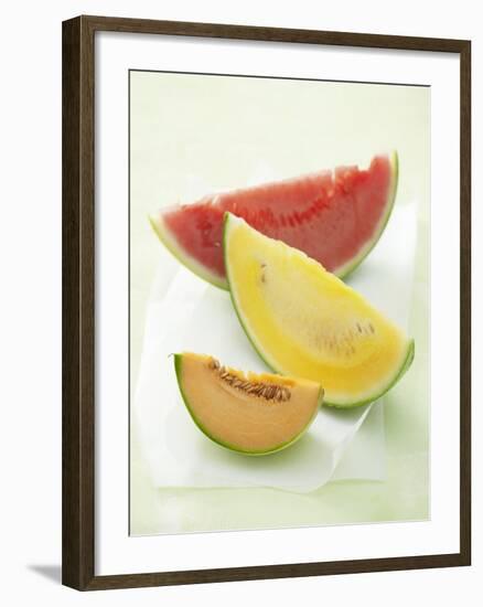 Three Slices of Melon-Oliver Brachat-Framed Photographic Print