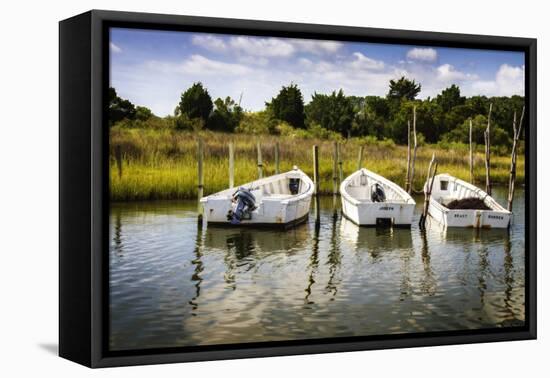 Three Small Boats I-Alan Hausenflock-Framed Stretched Canvas