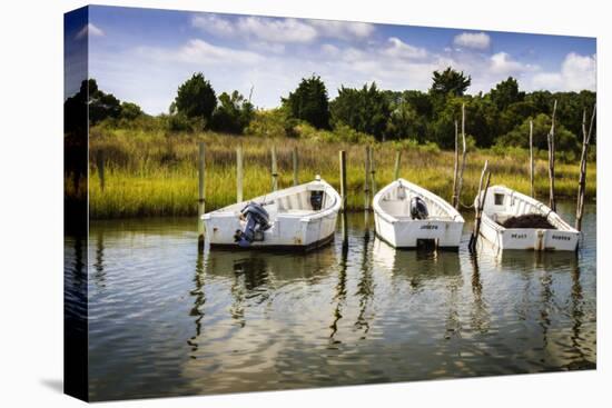 Three Small Boats I-Alan Hausenflock-Stretched Canvas