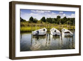 Three Small Boats I-Alan Hausenflock-Framed Photographic Print