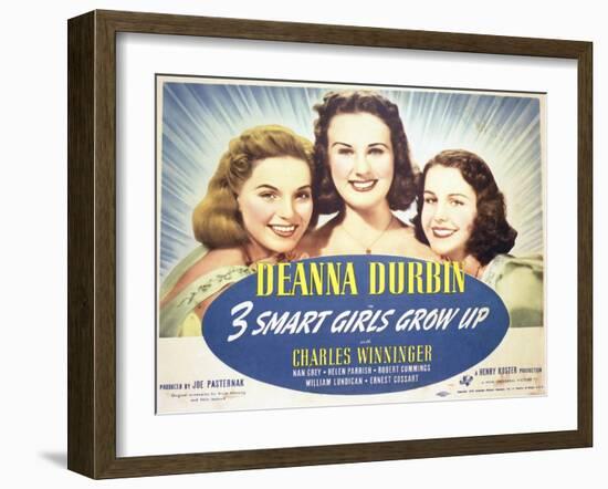 Three Smart Girls Grow Up - Lobby Card Reproduction-null-Framed Photo