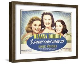 Three Smart Girls Grow Up - Lobby Card Reproduction-null-Framed Photo