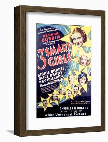 Three Smart Girls - Movie Poster Reproduction-null-Framed Photo