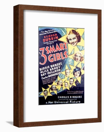 Three Smart Girls - Movie Poster Reproduction-null-Framed Photo