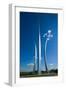 Three soaring spires of Air Force Memorial at One Air Force Memorial Drive, Arlington, Virginia...-null-Framed Photographic Print