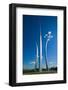 Three soaring spires of Air Force Memorial at One Air Force Memorial Drive, Arlington, Virginia...-null-Framed Photographic Print