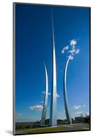 Three soaring spires of Air Force Memorial at One Air Force Memorial Drive, Arlington, Virginia...-null-Mounted Photographic Print