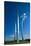 Three soaring spires of Air Force Memorial at One Air Force Memorial Drive, Arlington, Virginia...-null-Stretched Canvas