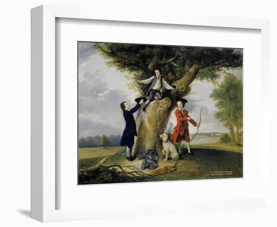 Three Sons of John, 3rd Earl of Bute-Johan Zoffany-Framed Giclee Print