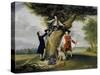 Three Sons of John, 3rd Earl of Bute-Johan Zoffany-Stretched Canvas