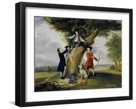 Three Sons of John, 3rd Earl of Bute-Johan Zoffany-Framed Giclee Print