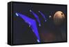 Three Spaceships from Earth Travel to a Planet Near the Crab Nebula-null-Framed Stretched Canvas
