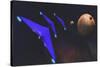 Three Spaceships from Earth Travel to a Planet Near the Crab Nebula-null-Stretched Canvas