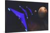 Three Spaceships from Earth Travel to a Planet Near the Crab Nebula-null-Stretched Canvas