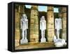 Three Statues of Rameses II, Luxor, Egypt, 20th Century-null-Framed Stretched Canvas