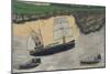 Three Steamers (Oil & Pencil on Board)-Alfred Wallis-Mounted Giclee Print